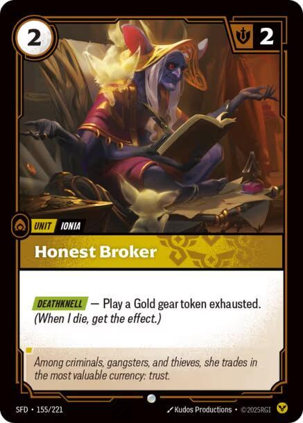 Honest Broker (155/221) [Spiritforged]