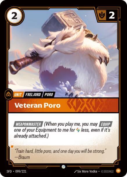 Veteran Poro (099/221) [Spiritforged]