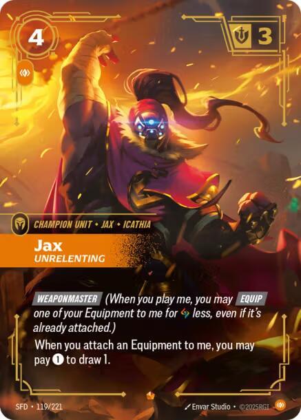 Jax - Unrelenting (119/221) [Spiritforged]