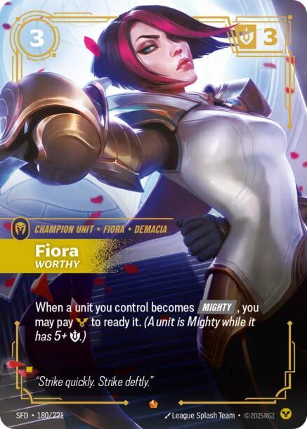Fiora - Worthy (180/221) [Spiritforged]