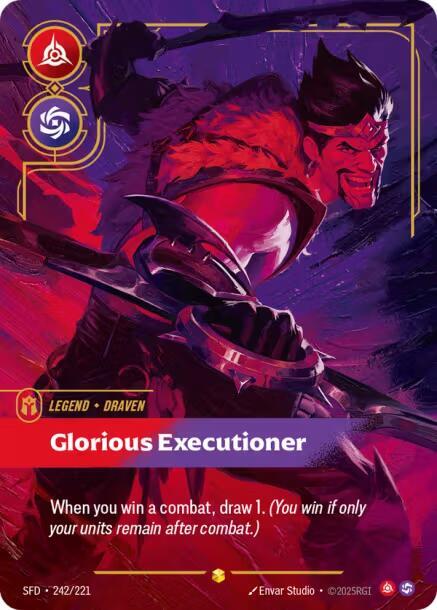 Draven - Glorious Executioner (Overnumbered) (242/221) [Spiritforged]