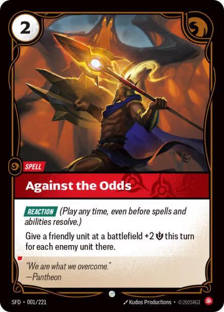 Against the Odds (001/221) [Spiritforged]