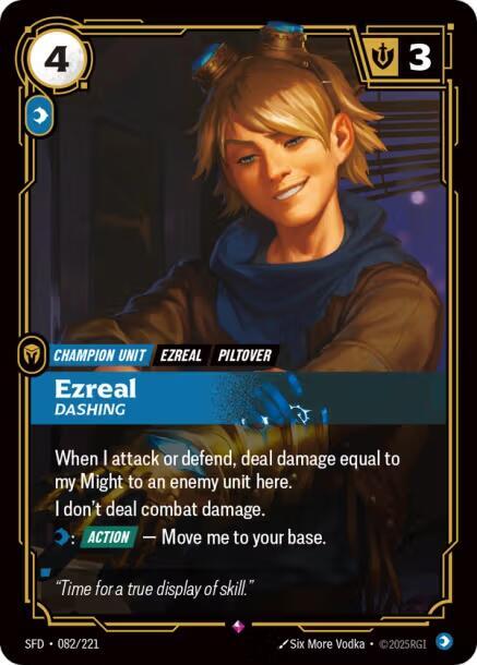 Ezreal - Dashing (082/221) [Spiritforged]