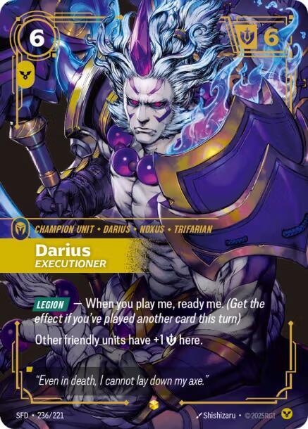 Darius - Executioner (Overnumbered) (236/221) [Spiritforged]