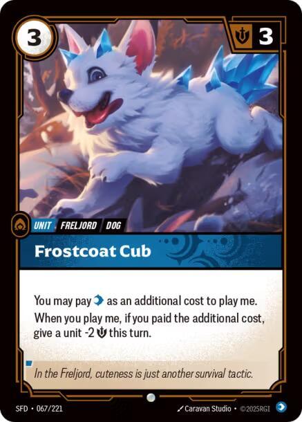 Frostcoat Pup (067/221) [Spiritforged]