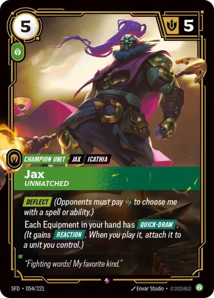 Jax - Unmatched (054/221) [Spiritforged]
