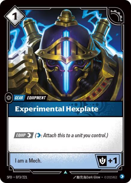 Experimental Hexplate (073/221) [Spiritforged]