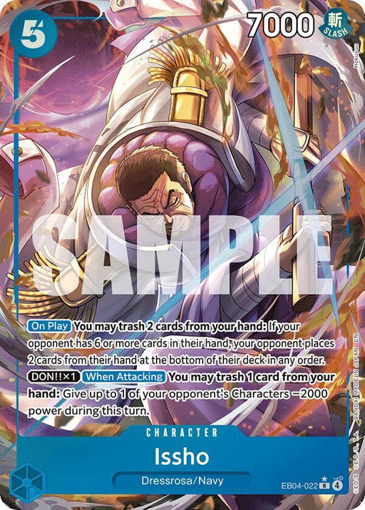 Issho (Alternate Art) (EB04-022) [The Azure Sea's Seven]
