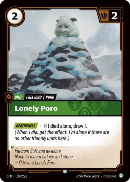 Lonely Poro (036/221) [Spiritforged]