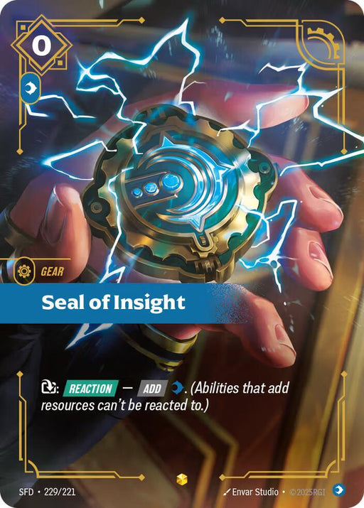Seal of Insight (Overnumbered) (229/221) [Spiritforged]
