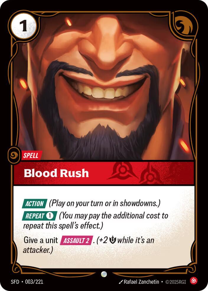 Blood Rush (003/221) [Spiritforged]