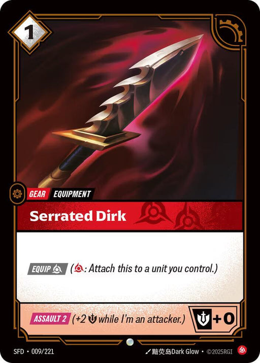 Serrated Dirk (009/221) [Spiritforged]