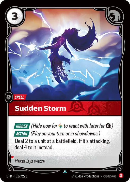 Sudden Storm (017/221) [Spiritforged]