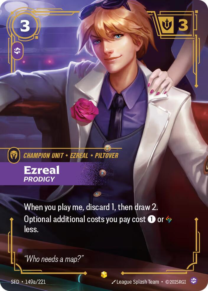 Ezreal - Prodigy (Alternate Art) (149a/221) [Spiritforged]