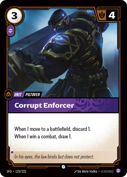 Corrupt Enforcer (123/221) [Spiritforged]