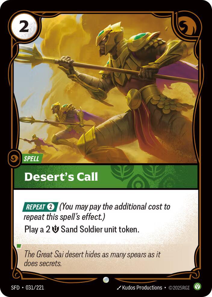 Desert's Call (031/221) [Spiritforged]