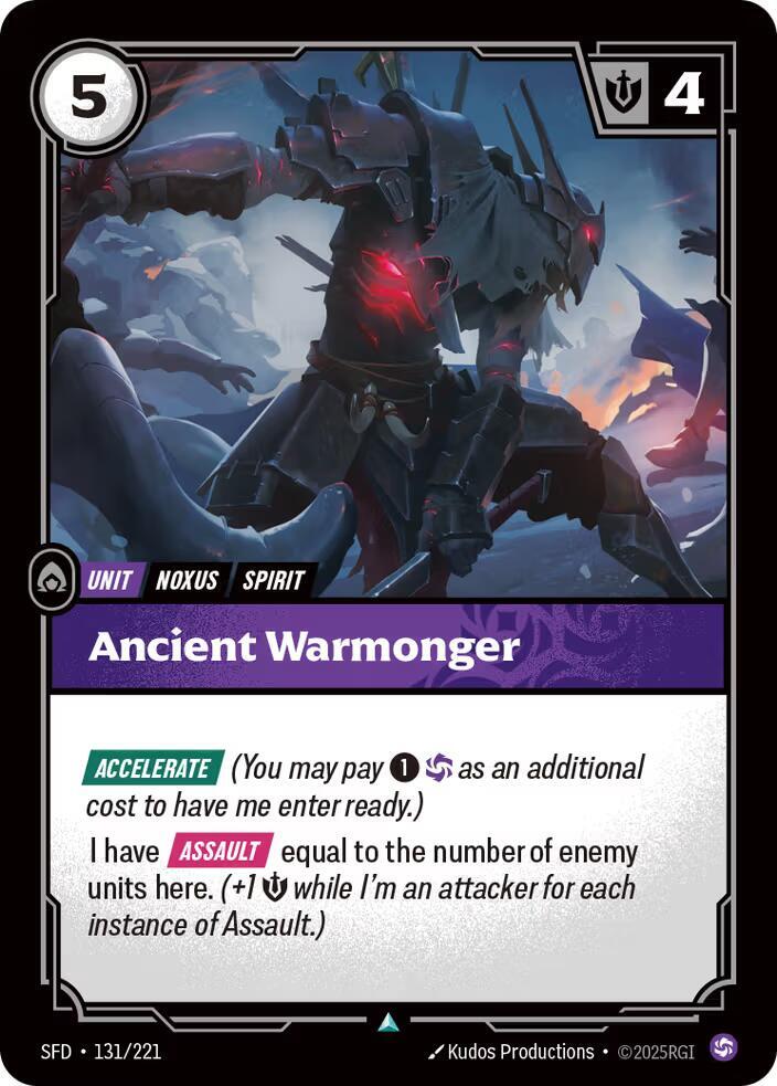 Ancient Warmonger (131/221) [Spiritforged]