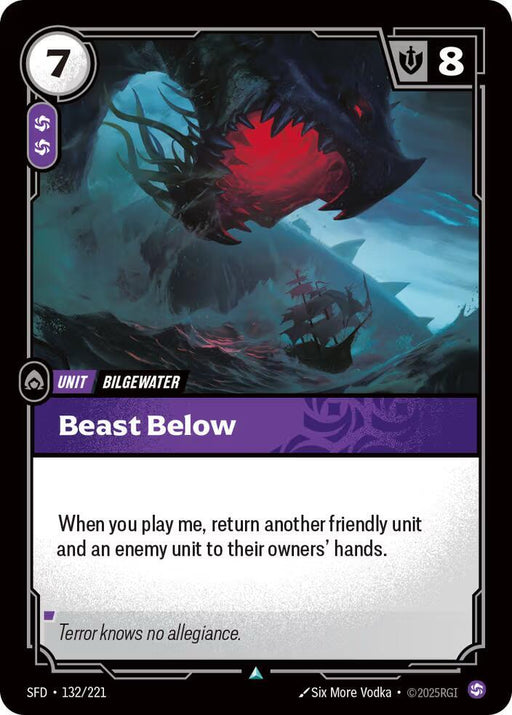 Beast Below (132/221) [Spiritforged]