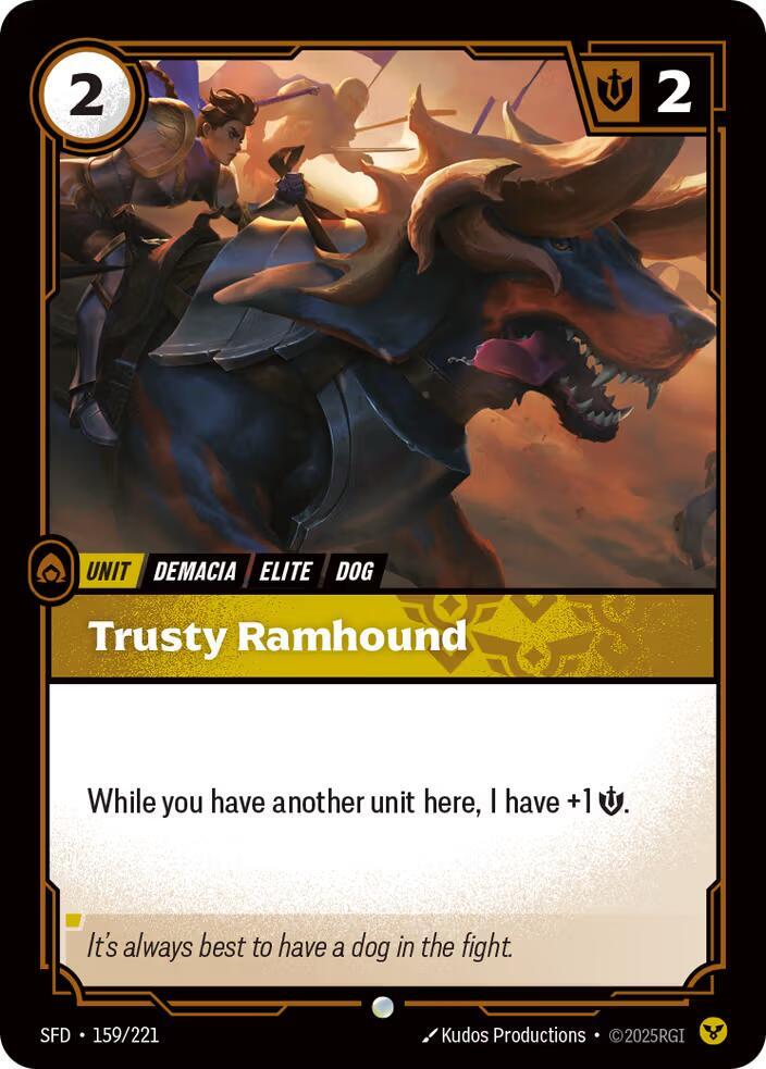 Trusty Ramhound (159/221) [Spiritforged]