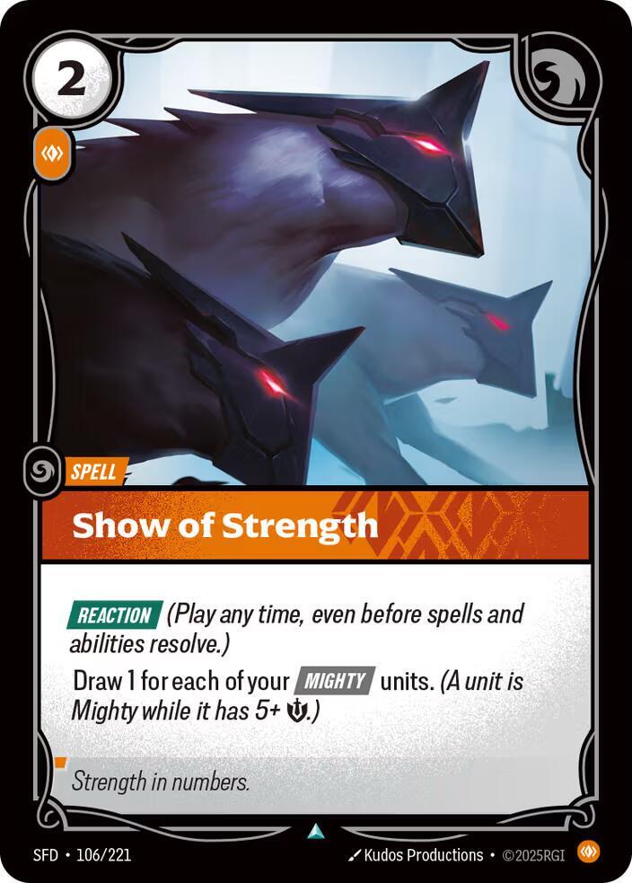 Show of Strength (106/221) [Spiritforged]