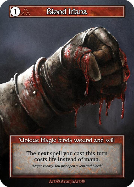 Blood Mana (Foil) [Gothic]