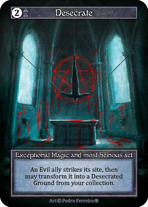 Desecrate (Foil) [Gothic]