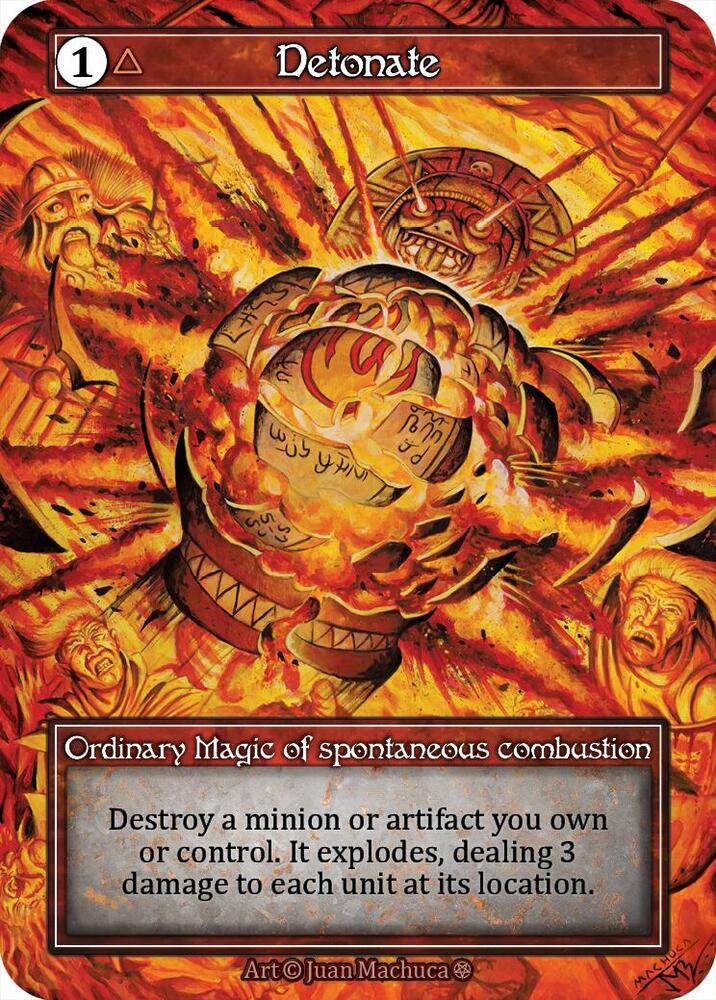 Detonate (Foil) [Gothic]