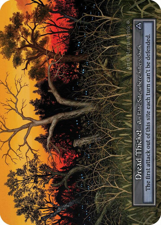 Dread Thicket (Foil) [Gothic]