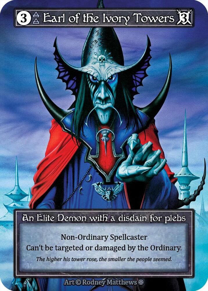 Earl of the Ivory Towers (Foil) [Gothic]