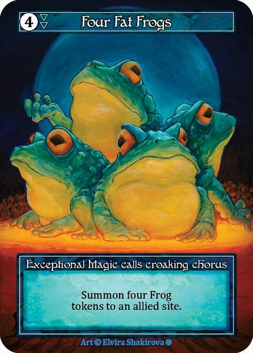 Four Fat Frogs (Foil) [Gothic]