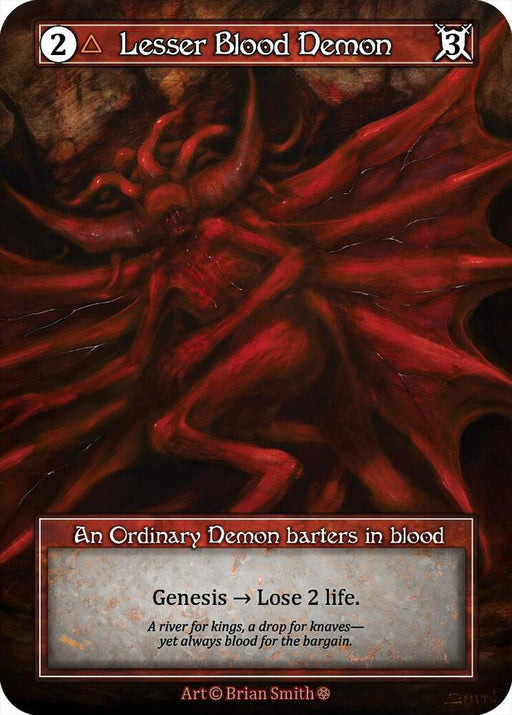 Lesser Blood Demon (Foil) [Gothic]
