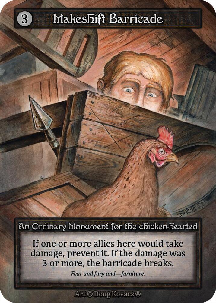 Makeshift Barricade [Gothic]