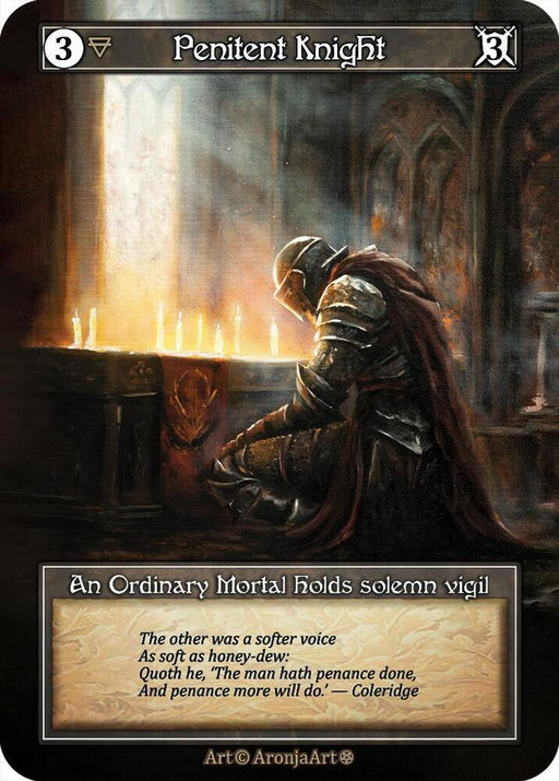 Penitent Knight (Foil) [Gothic]