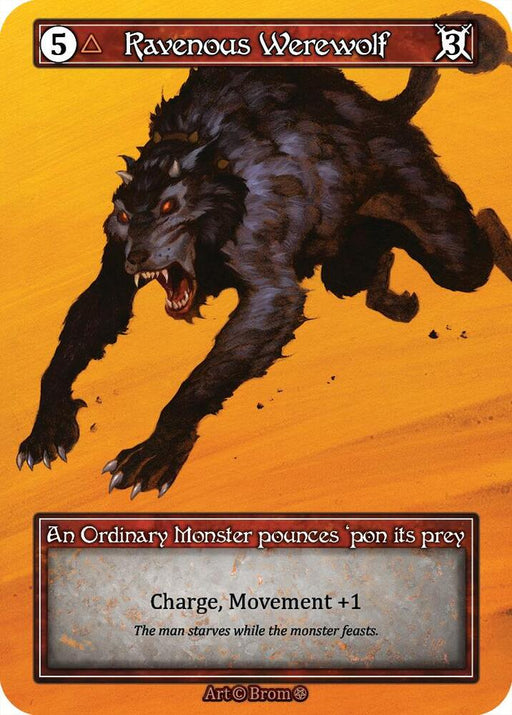 Ravenous Werewolf (Foil) [Gothic]
