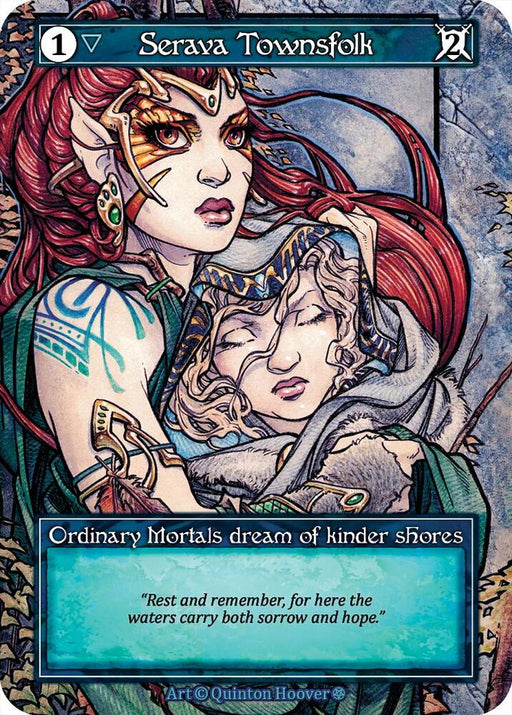 Serava Townsfolk (Foil) [Gothic]