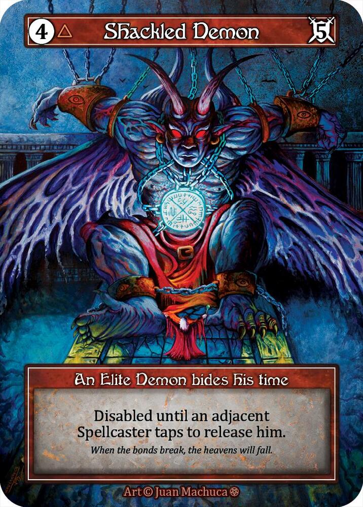 Shackled Demon (Foil) [Gothic]