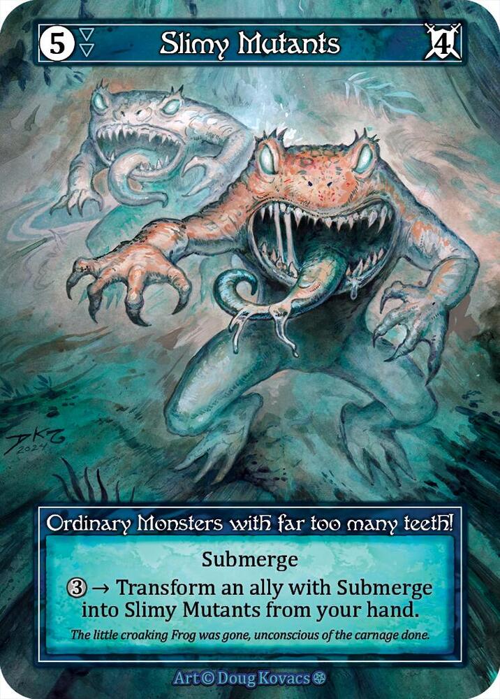 Slimy Mutants (Foil) [Gothic]