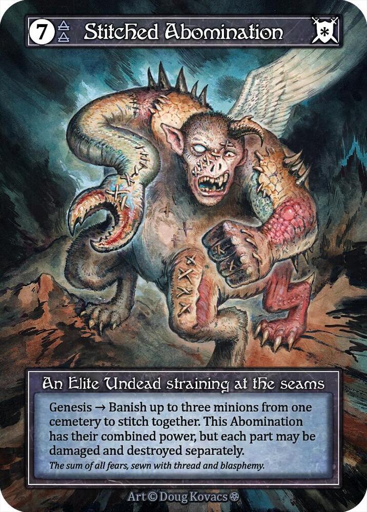 Stitched Abomination (Foil) [Gothic]