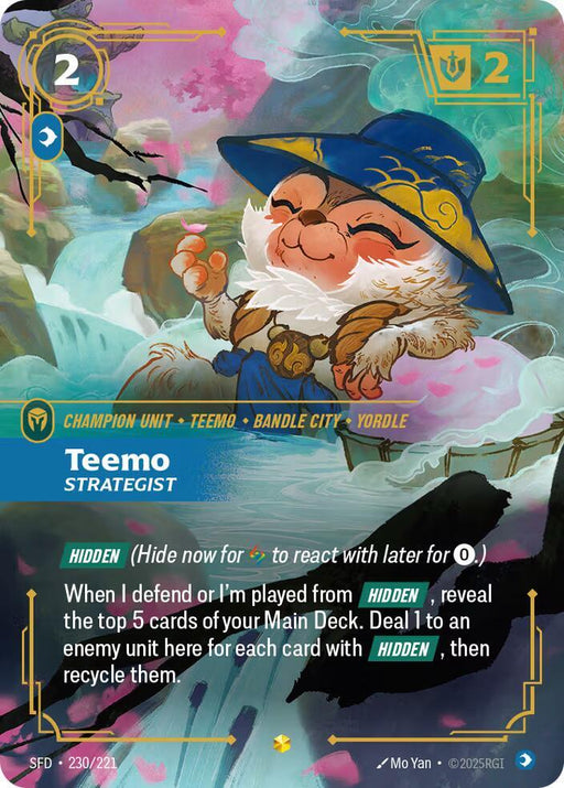 Teemo - Strategist (Overnumbered) (230/221) [Spiritforged]