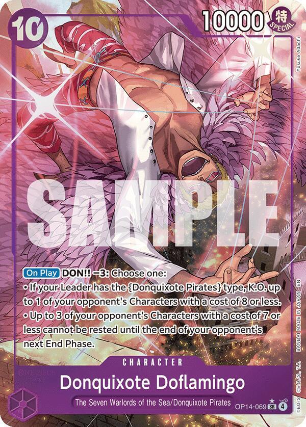Donquixote Doflamingo - OP14-069 (Alternate Art) [The Azure Sea's Seven]