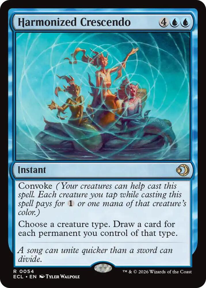 Harmonized Crescendo (54) [Lorwyn Eclipsed]