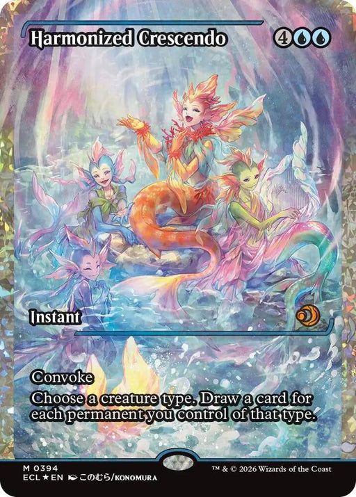 Harmonized Crescendo (0394) (Showcase) (Fracture Foil) [Lorwyn Eclipsed]
