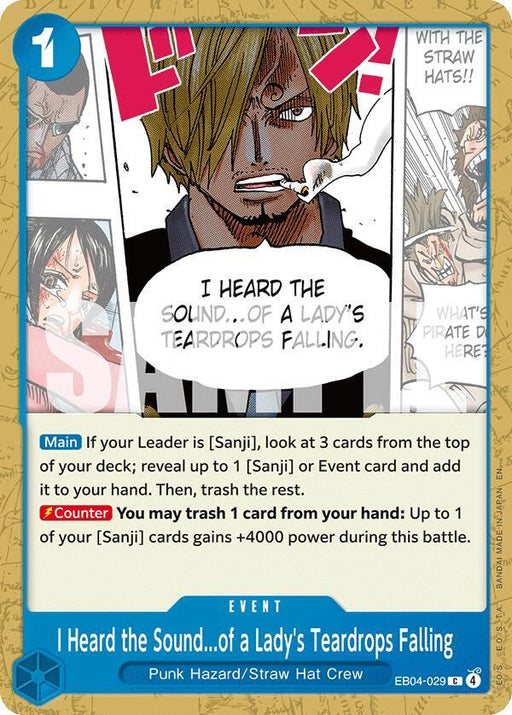 I Heard the Sound...of a Lady's Teardrops Falling (EB04-029) [The Azure Sea's Seven]