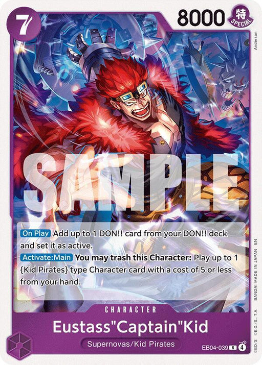 Eustass"Captain"Kid - EB04-039 [The Azure Sea's Seven]