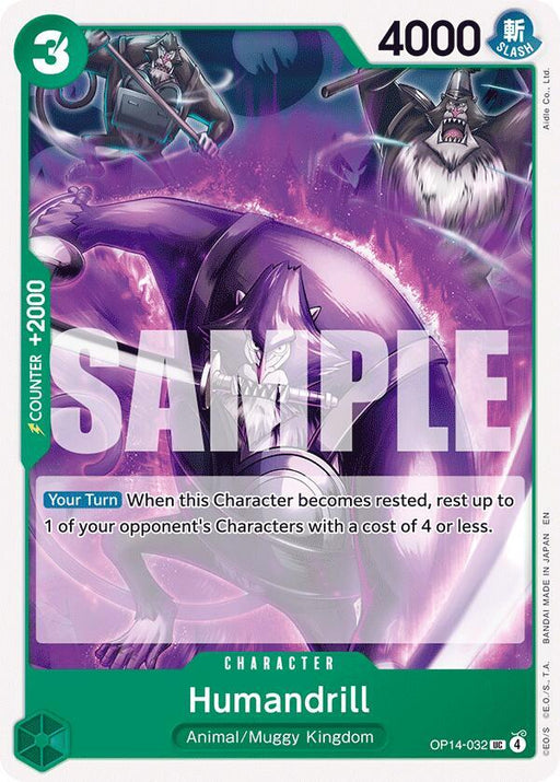 Humandrill (OP14-032) [The Azure Sea's Seven]