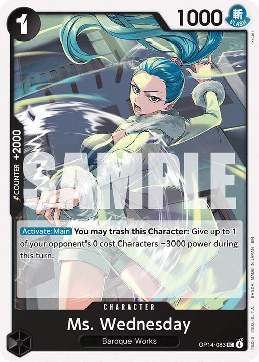 Ms. Wednesday (OP14-083) [The Azure Sea's Seven]