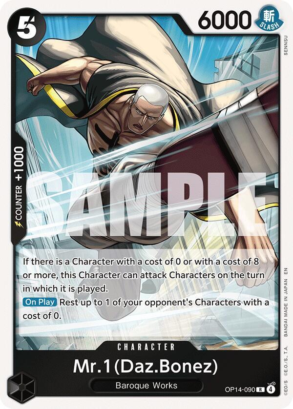 Mr.1(Daz.Bonez) (OP14-090) [The Azure Sea's Seven]