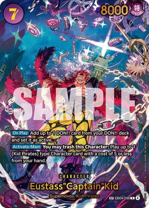 Eustass"Captain"Kid - EB04-039 (SP) [The Azure Sea's Seven]