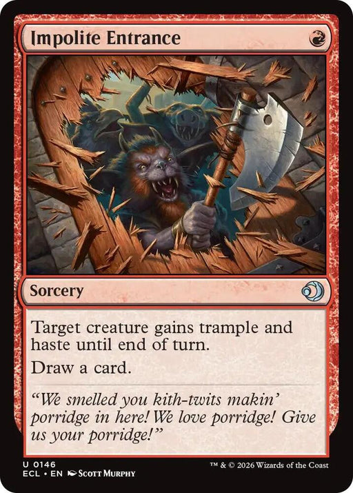 Impolite Entrance (146) [Lorwyn Eclipsed]