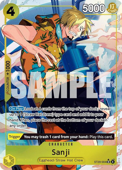 Sanji (Full Art) (ST29-004) [Starter Deck 29: Egghead]